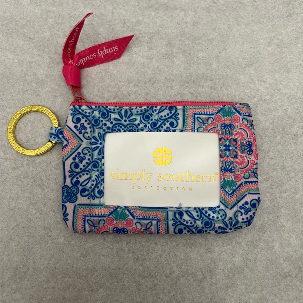 Simply Southern ID/Coin Wallet with key ring